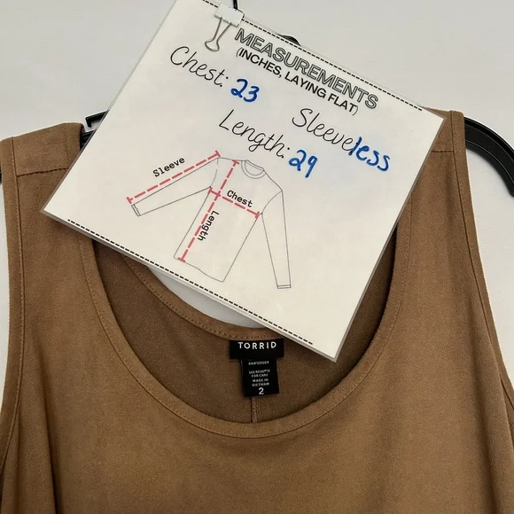 Torrid Laser-Cut Hem Sleeveless Tank Top - Picture 4 of 7